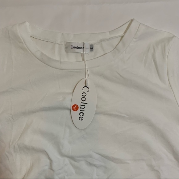 Maternity tops side ruched and button - Picture 3 of 3